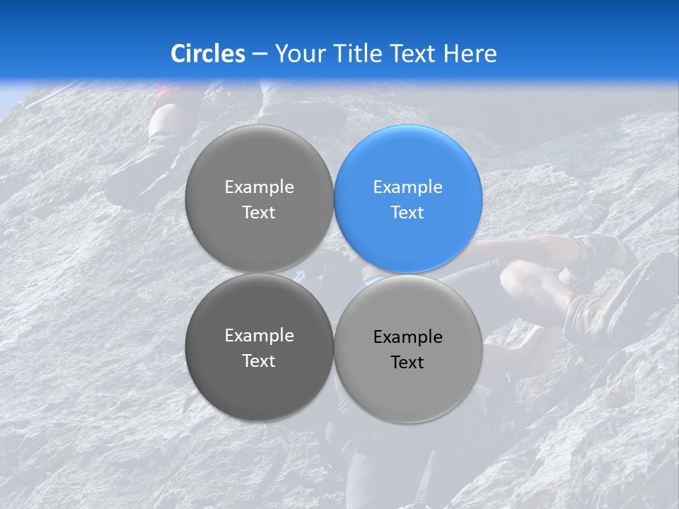 Outdoor Climbing Alpen PowerPoint Template