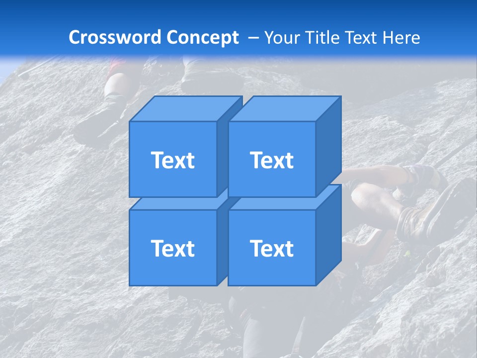 Outdoor Climbing Alpen PowerPoint Template
