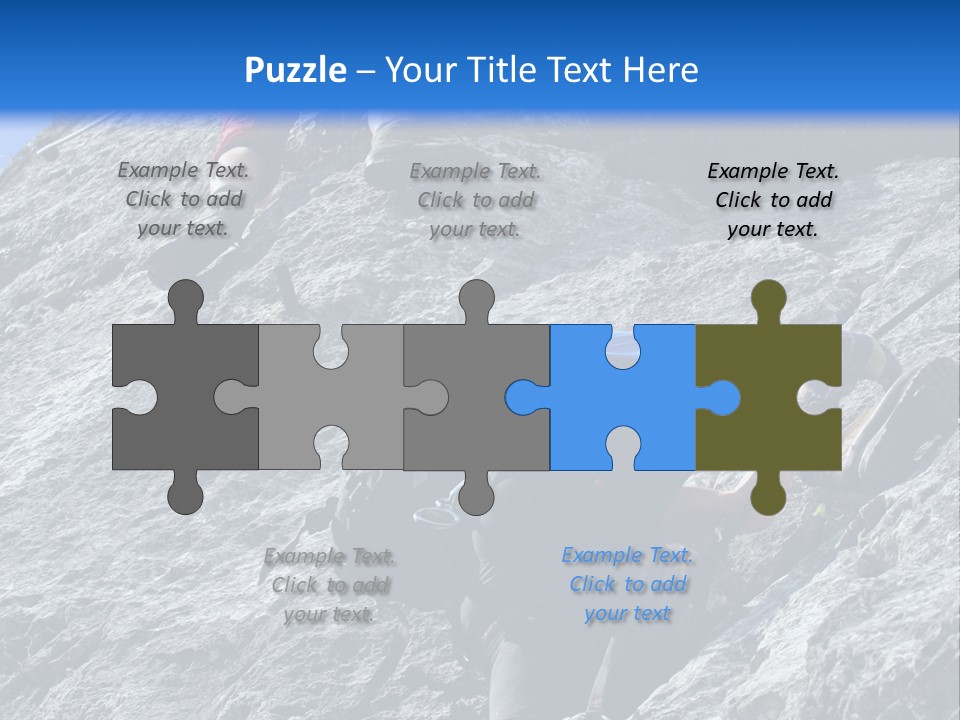 Outdoor Climbing Alpen PowerPoint Template