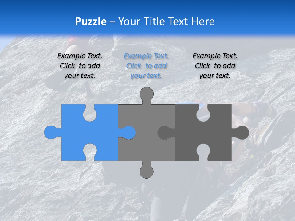 Outdoor Climbing Alpen PowerPoint Template