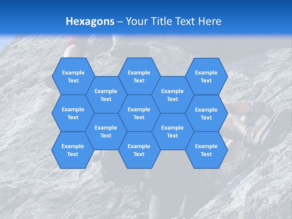 Outdoor Climbing Alpen PowerPoint Template