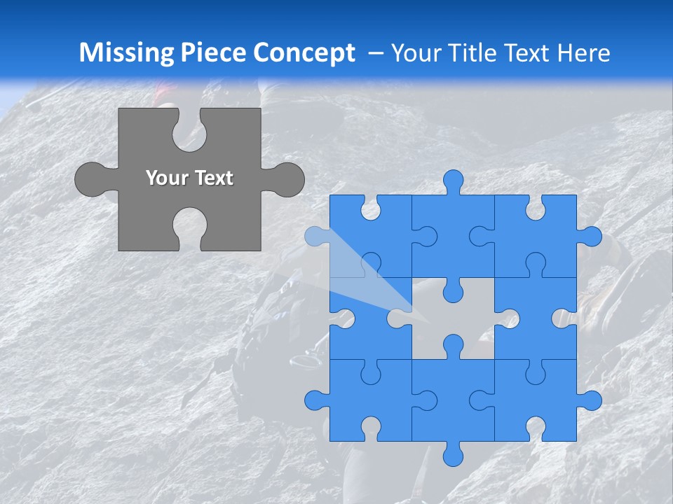 Outdoor Climbing Alpen PowerPoint Template