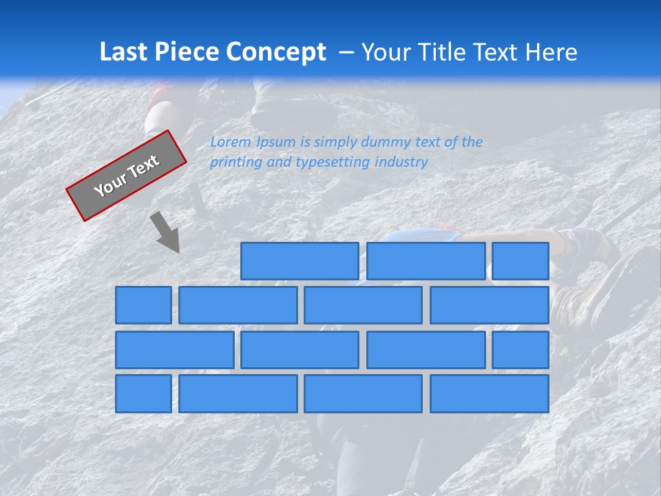 Outdoor Climbing Alpen PowerPoint Template