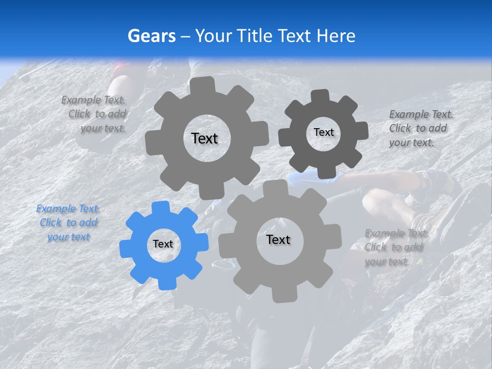 Outdoor Climbing Alpen PowerPoint Template