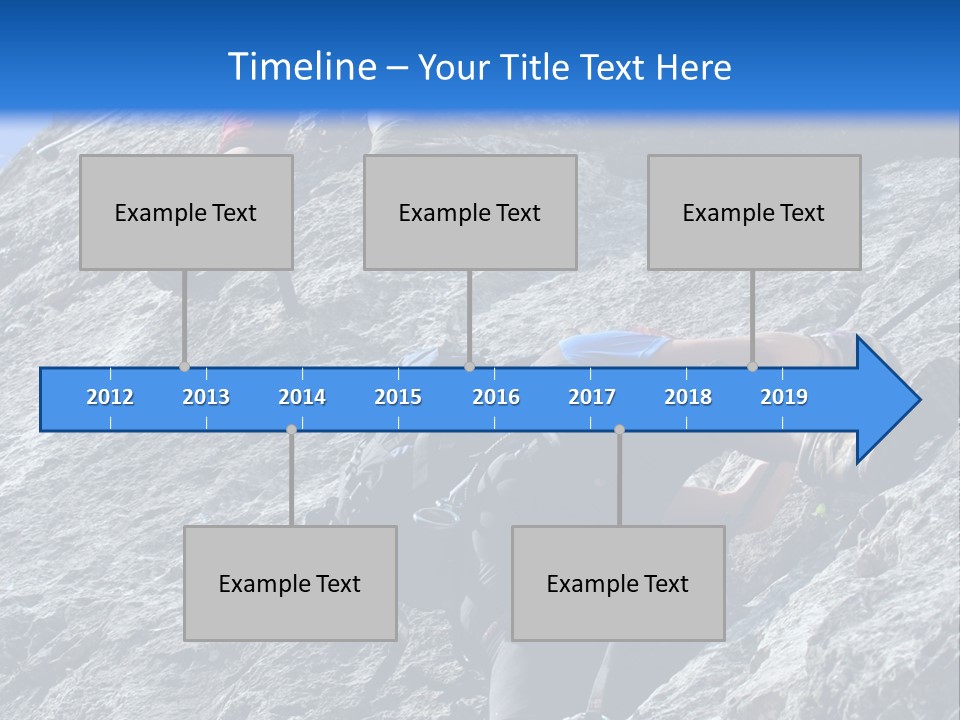 Outdoor Climbing Alpen PowerPoint Template