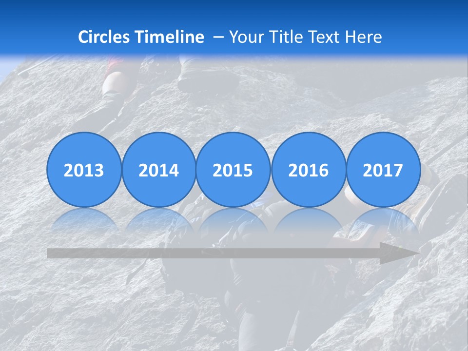 Outdoor Climbing Alpen PowerPoint Template