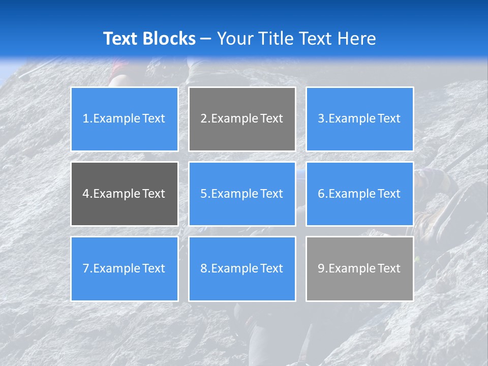 Outdoor Climbing Alpen PowerPoint Template