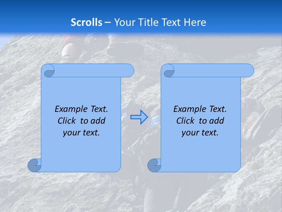Outdoor Climbing Alpen PowerPoint Template