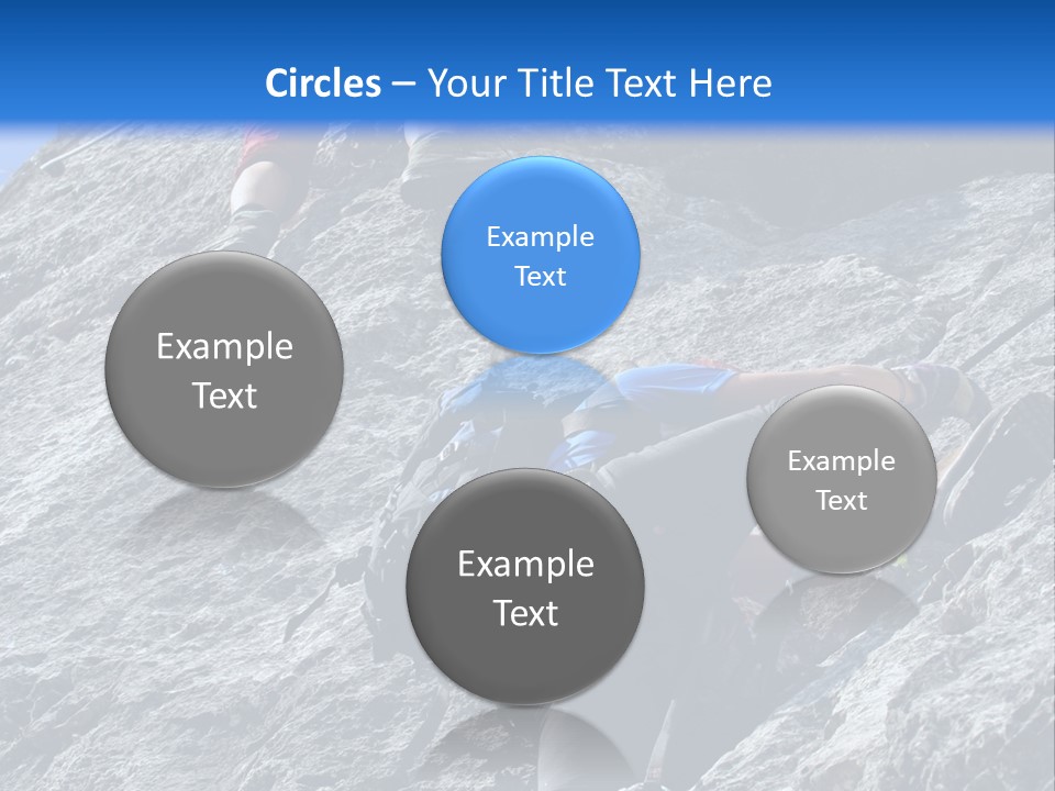 Outdoor Climbing Alpen PowerPoint Template