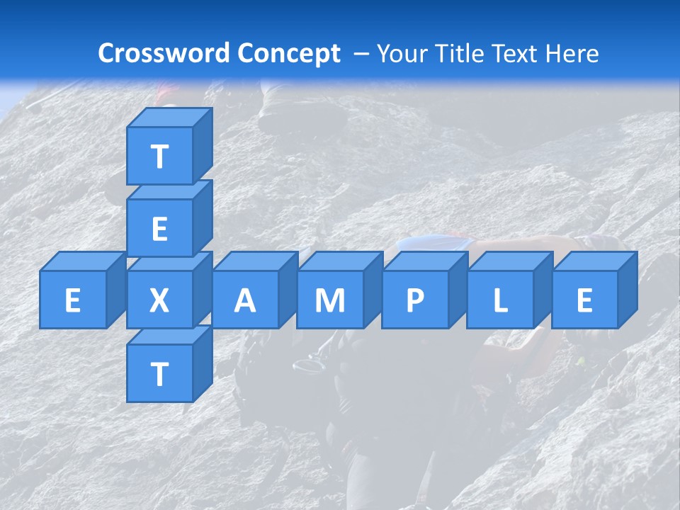 Outdoor Climbing Alpen PowerPoint Template