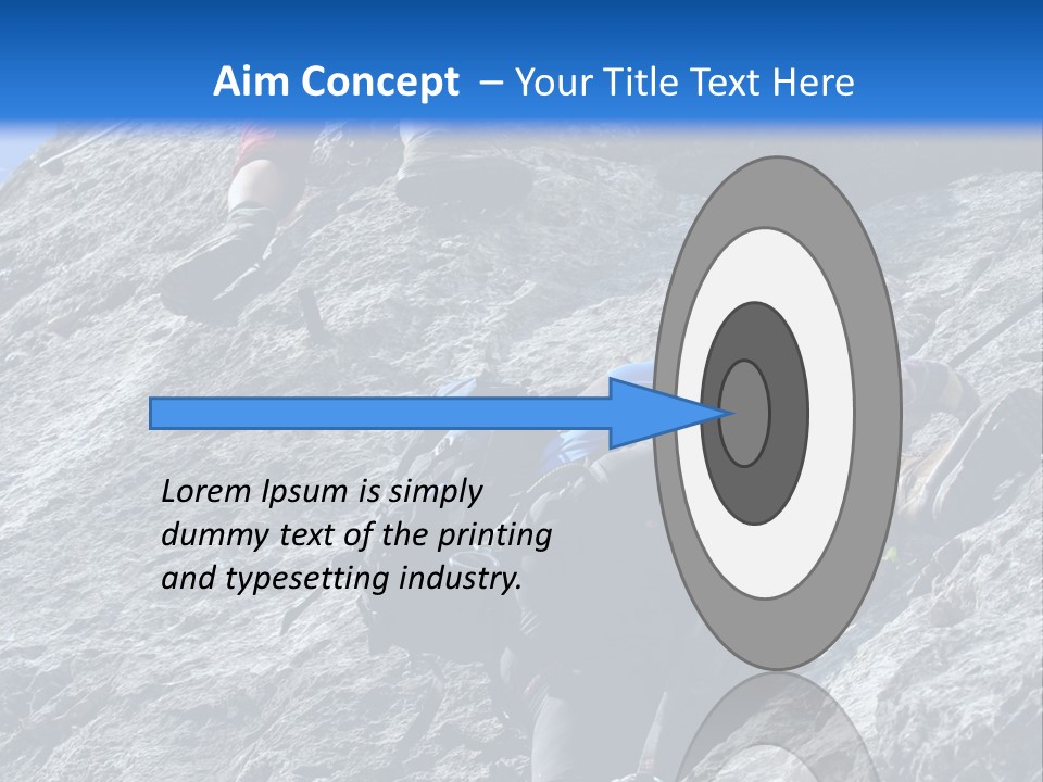 Outdoor Climbing Alpen PowerPoint Template