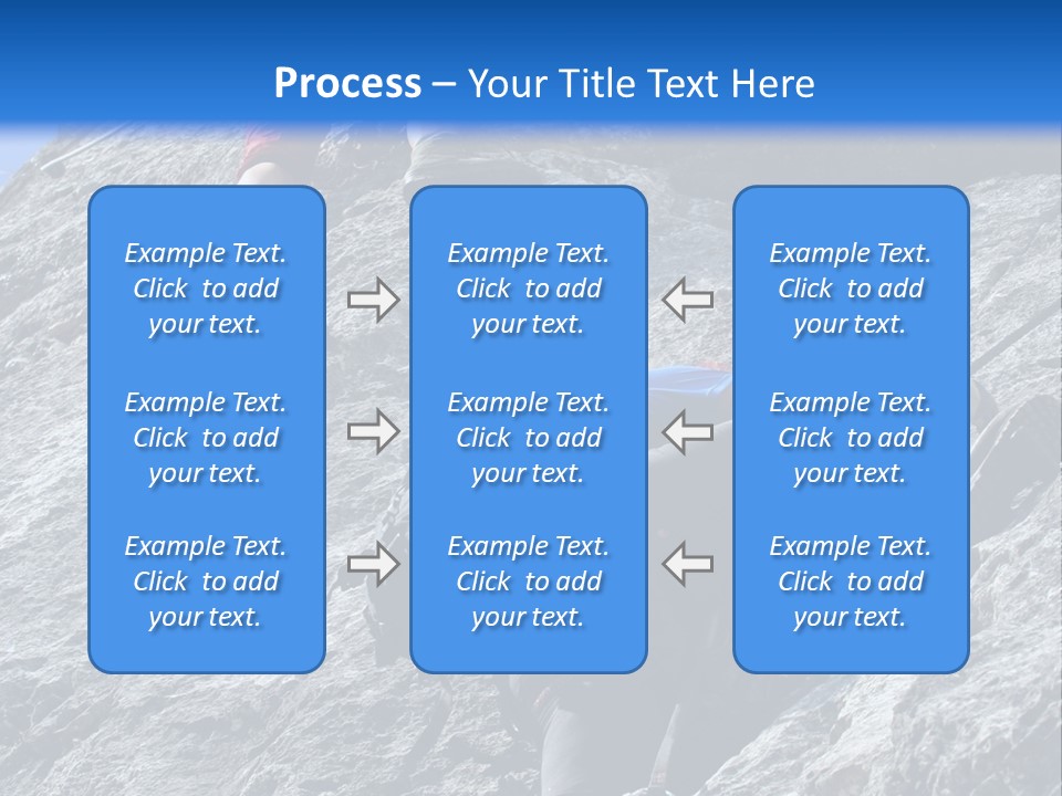 Outdoor Climbing Alpen PowerPoint Template