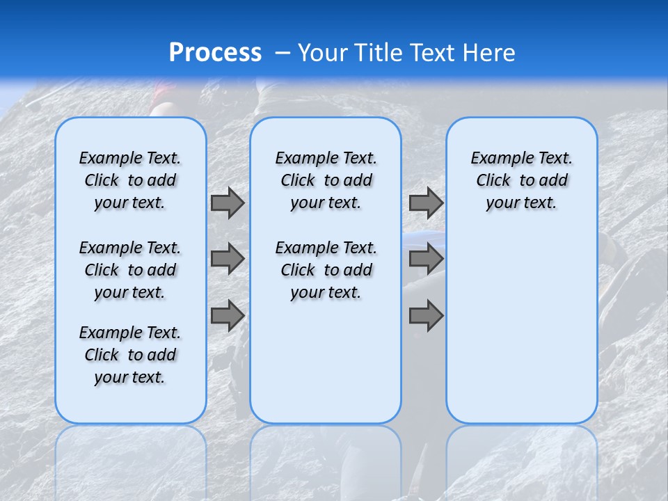Outdoor Climbing Alpen PowerPoint Template