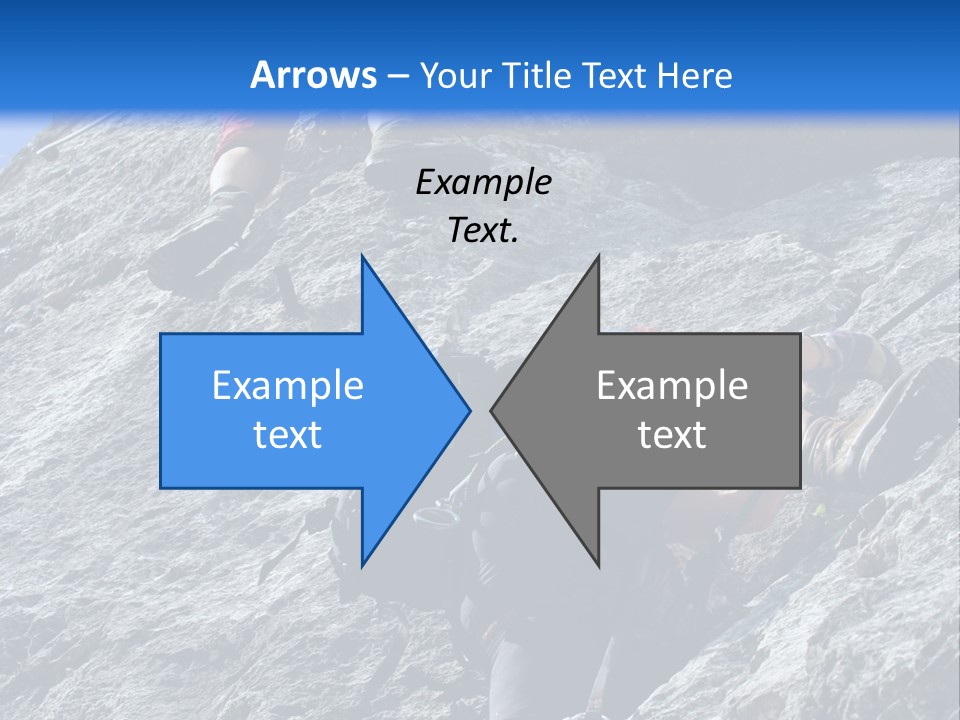Outdoor Climbing Alpen PowerPoint Template
