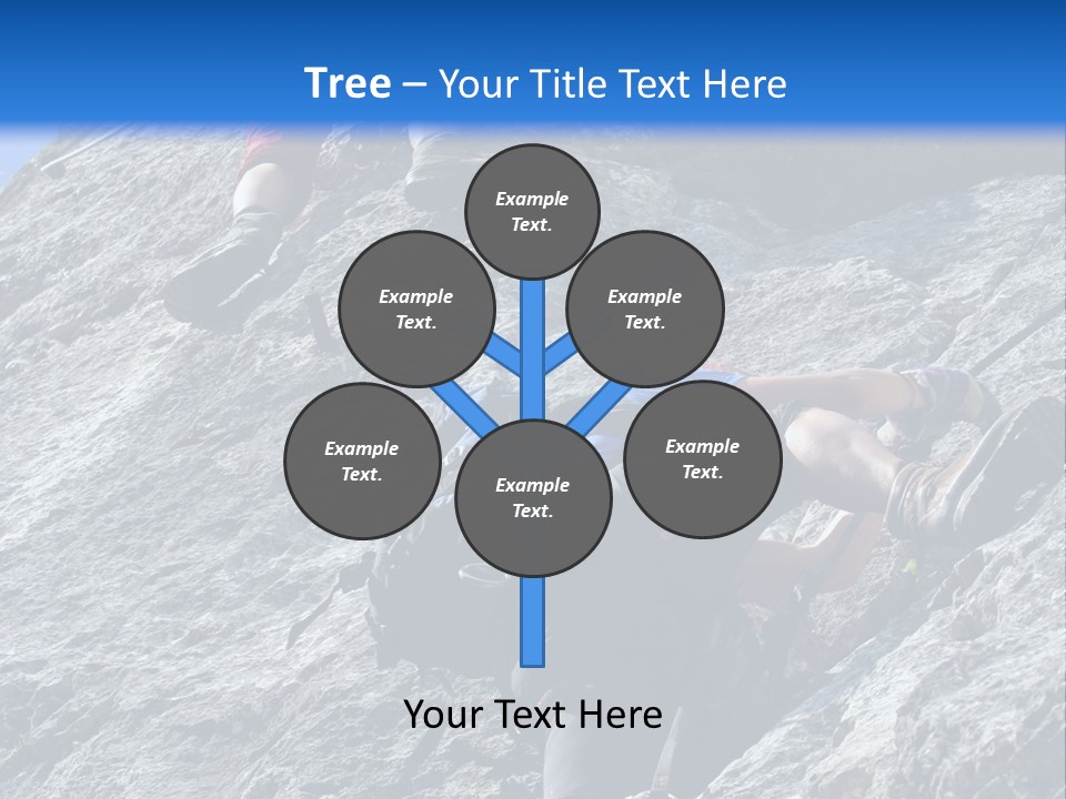 Outdoor Climbing Alpen PowerPoint Template