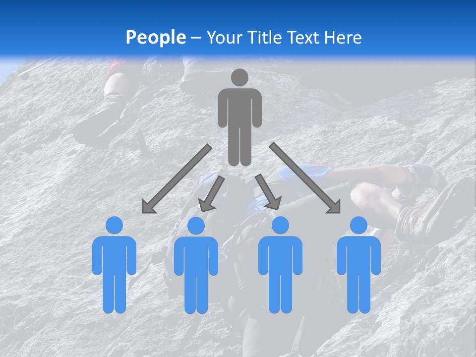 Outdoor Climbing Alpen PowerPoint Template