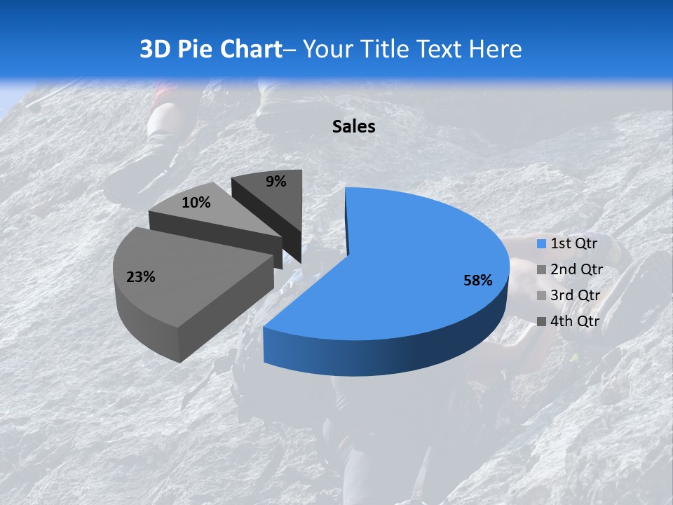 Outdoor Climbing Alpen PowerPoint Template