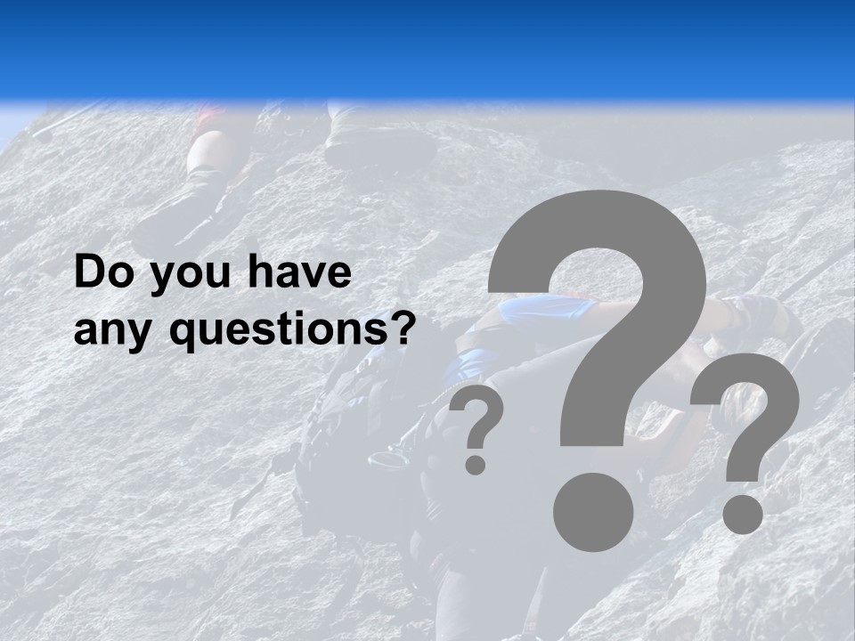 Outdoor Climbing Alpen PowerPoint Template