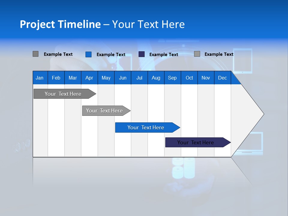 Computer Hand Concept PowerPoint Template