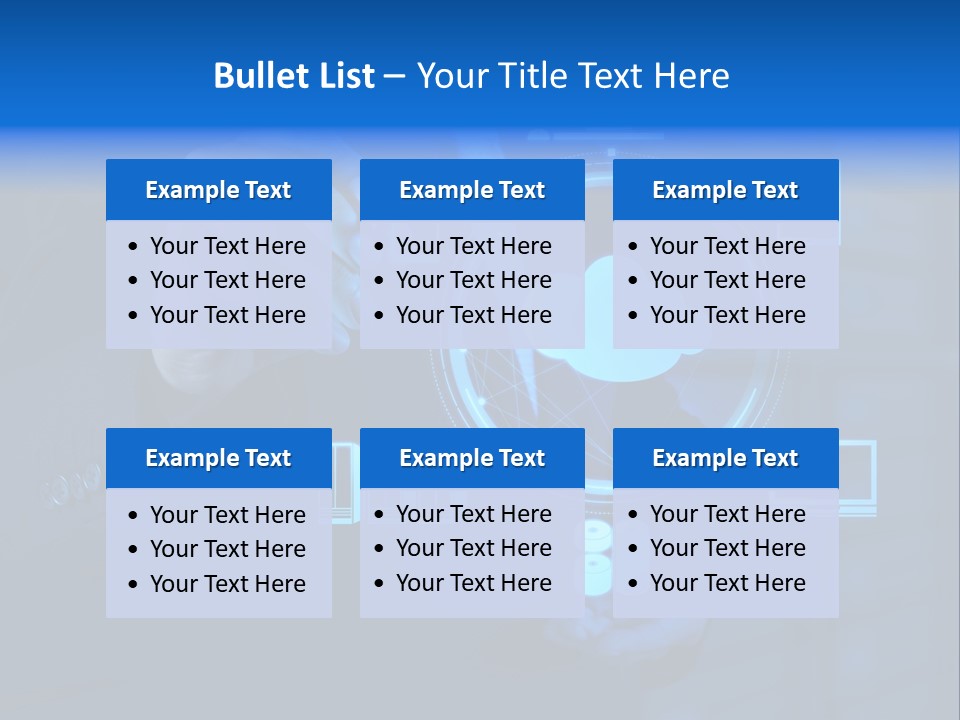 Computer Hand Concept PowerPoint Template