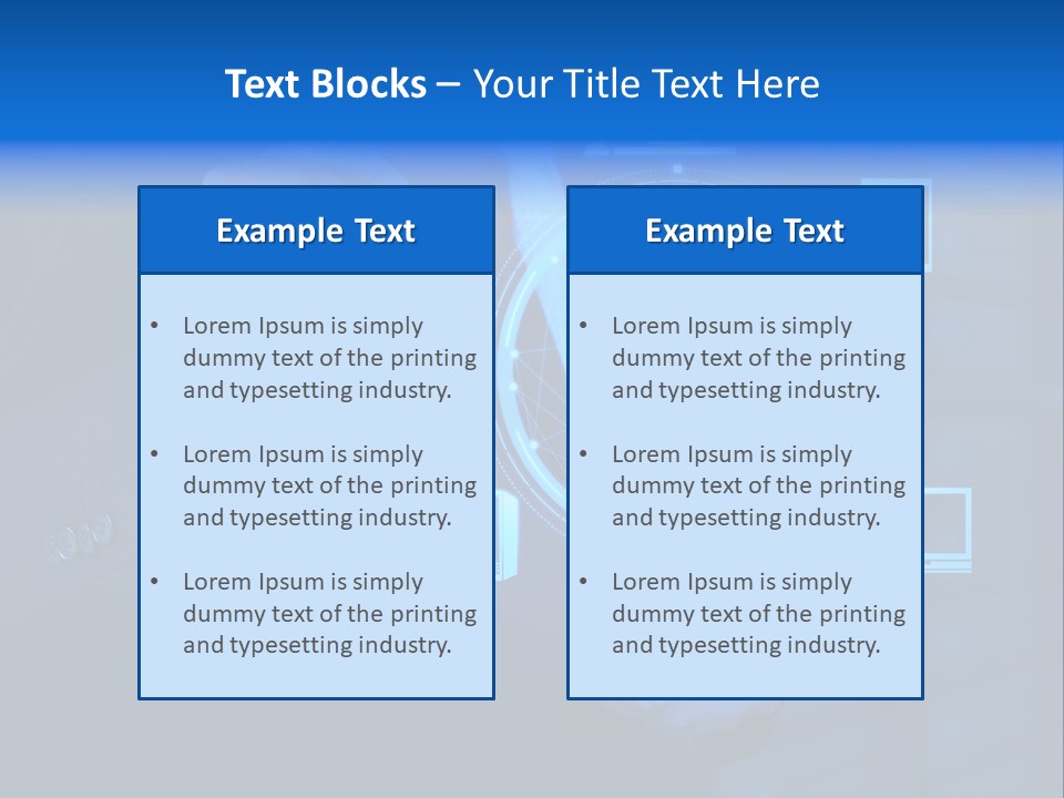 Computer Hand Concept PowerPoint Template