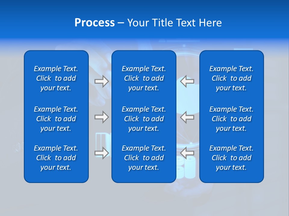 Computer Hand Concept PowerPoint Template