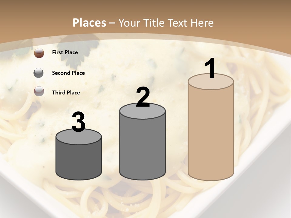 Plate Butter Sauce PowerPoint Template