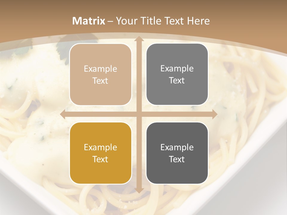 Plate Butter Sauce PowerPoint Template