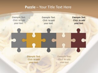 Plate Butter Sauce PowerPoint Template