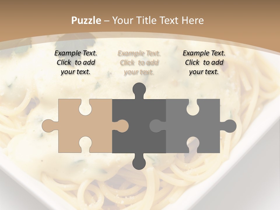 Plate Butter Sauce PowerPoint Template