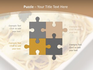 Plate Butter Sauce PowerPoint Template
