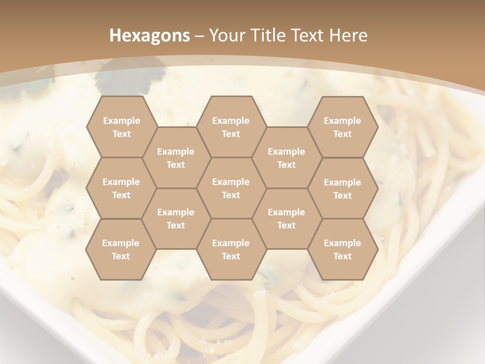 Plate Butter Sauce PowerPoint Template