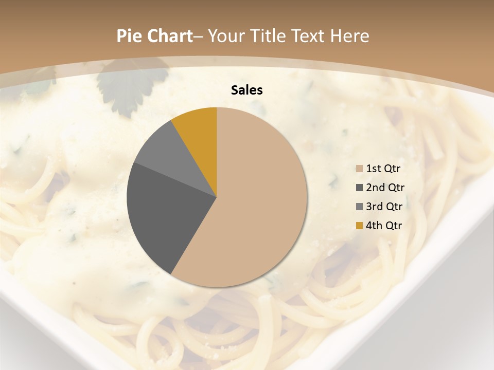 Plate Butter Sauce PowerPoint Template