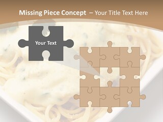 Plate Butter Sauce PowerPoint Template