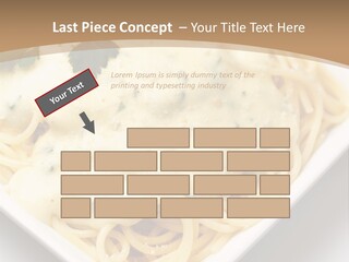Plate Butter Sauce PowerPoint Template