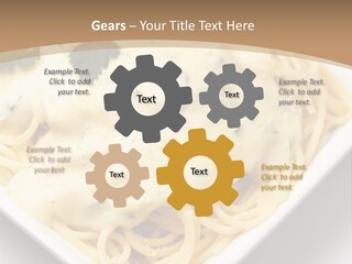 Plate Butter Sauce PowerPoint Template