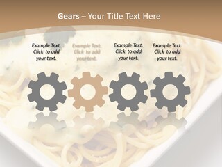 Plate Butter Sauce PowerPoint Template