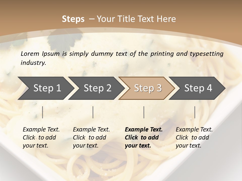 Plate Butter Sauce PowerPoint Template