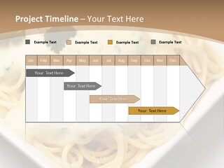 Plate Butter Sauce PowerPoint Template