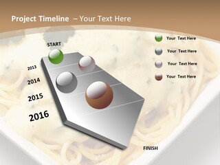 Plate Butter Sauce PowerPoint Template