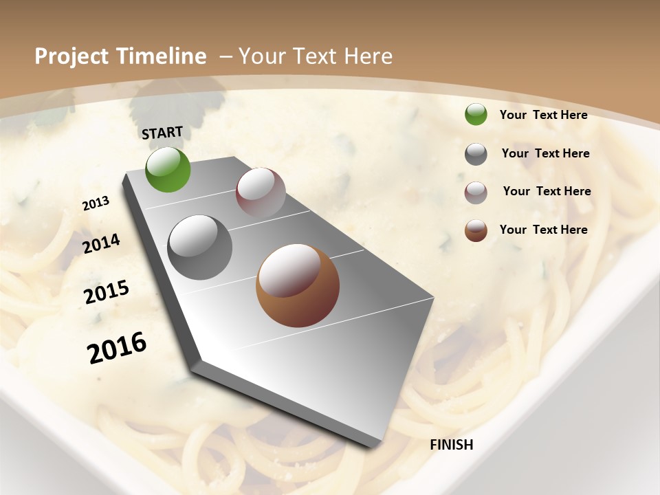 Plate Butter Sauce PowerPoint Template