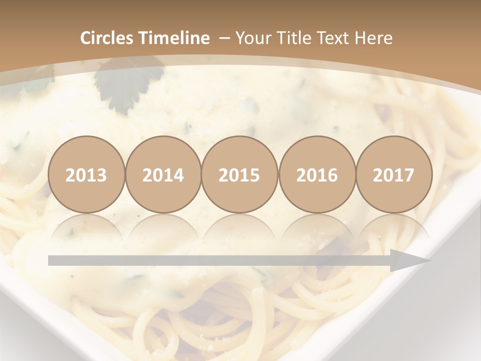 Plate Butter Sauce PowerPoint Template