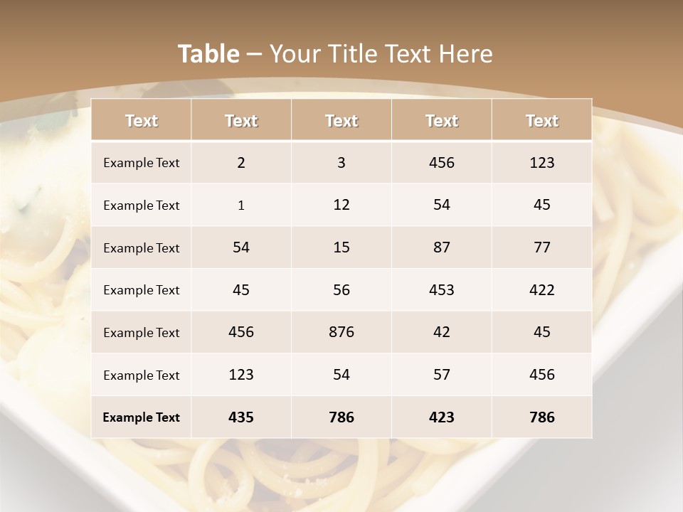 Plate Butter Sauce PowerPoint Template