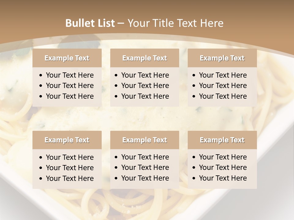Plate Butter Sauce PowerPoint Template