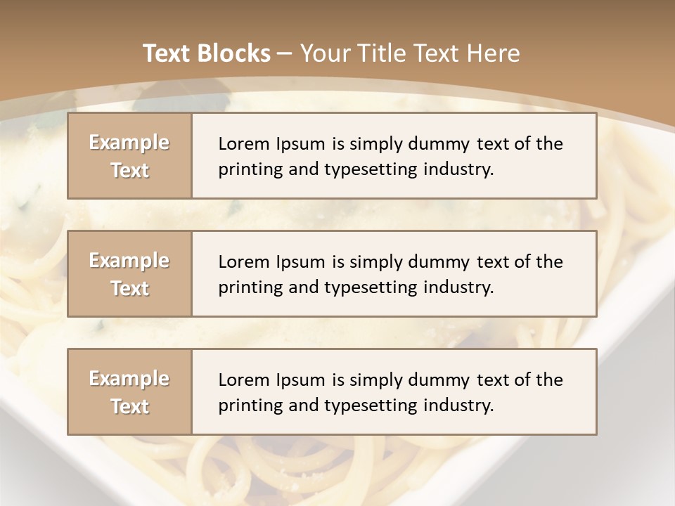 Plate Butter Sauce PowerPoint Template