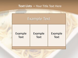 Plate Butter Sauce PowerPoint Template