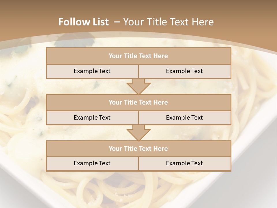 Plate Butter Sauce PowerPoint Template