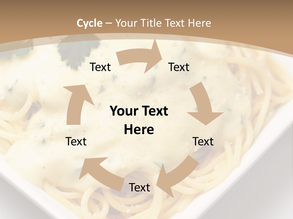 Plate Butter Sauce PowerPoint Template