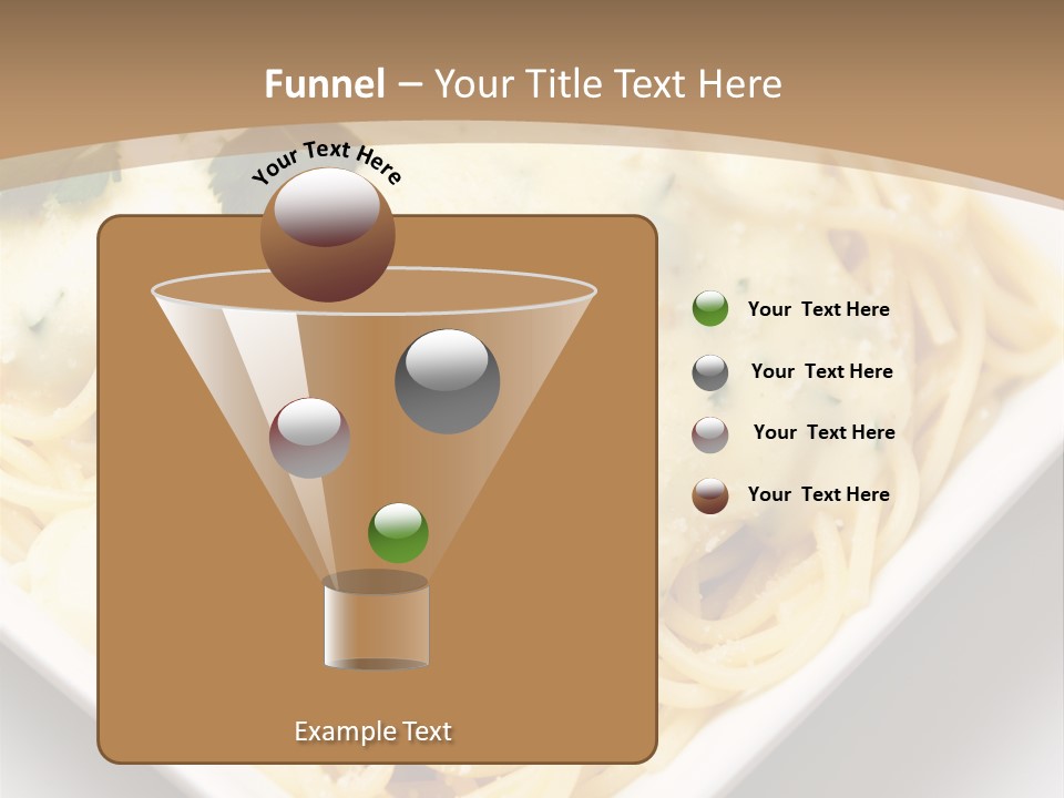 Plate Butter Sauce PowerPoint Template
