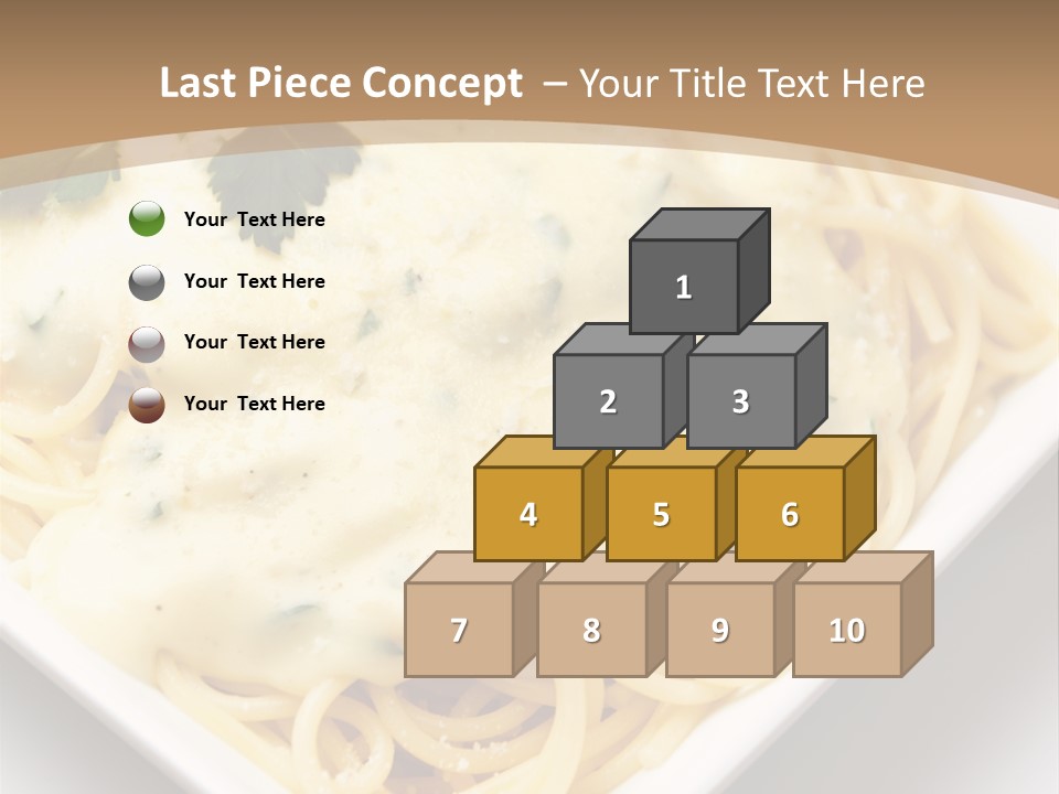 Plate Butter Sauce PowerPoint Template